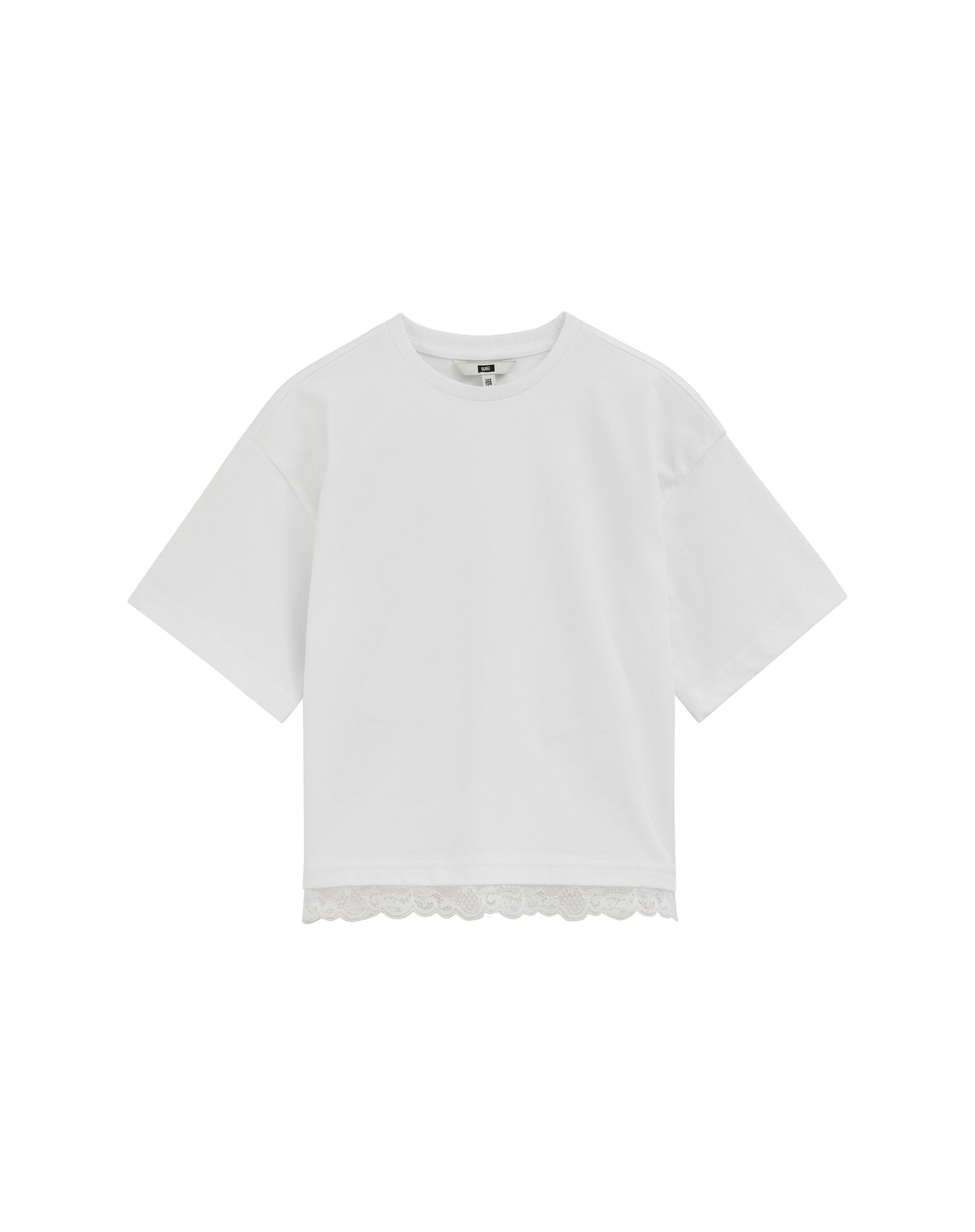 WE Fashion Футболка 'Meisjes' в Белый: спереди
