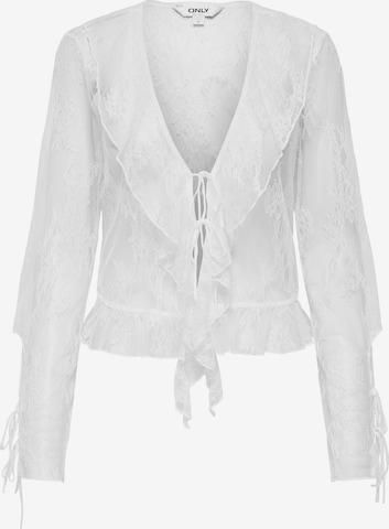 ONLY Bluse 'ONLCalibea' i hvid: forside