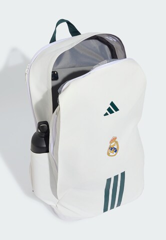 Sac à dos de sport 'Real  Madrid' ADIDAS PERFORMANCE en blanc