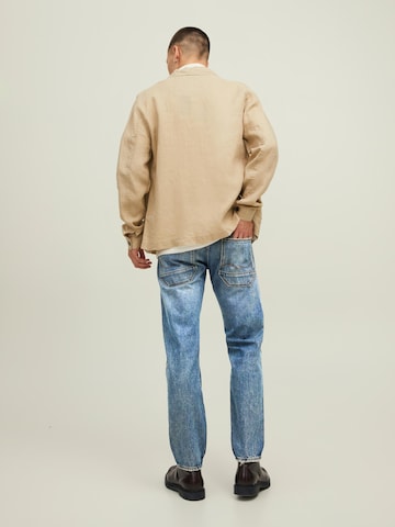 Coupe slim Jean 'MIKE' JACK & JONES en bleu