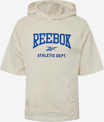 Reebok Sport Sportsweatshirt in Weiß: predná strana