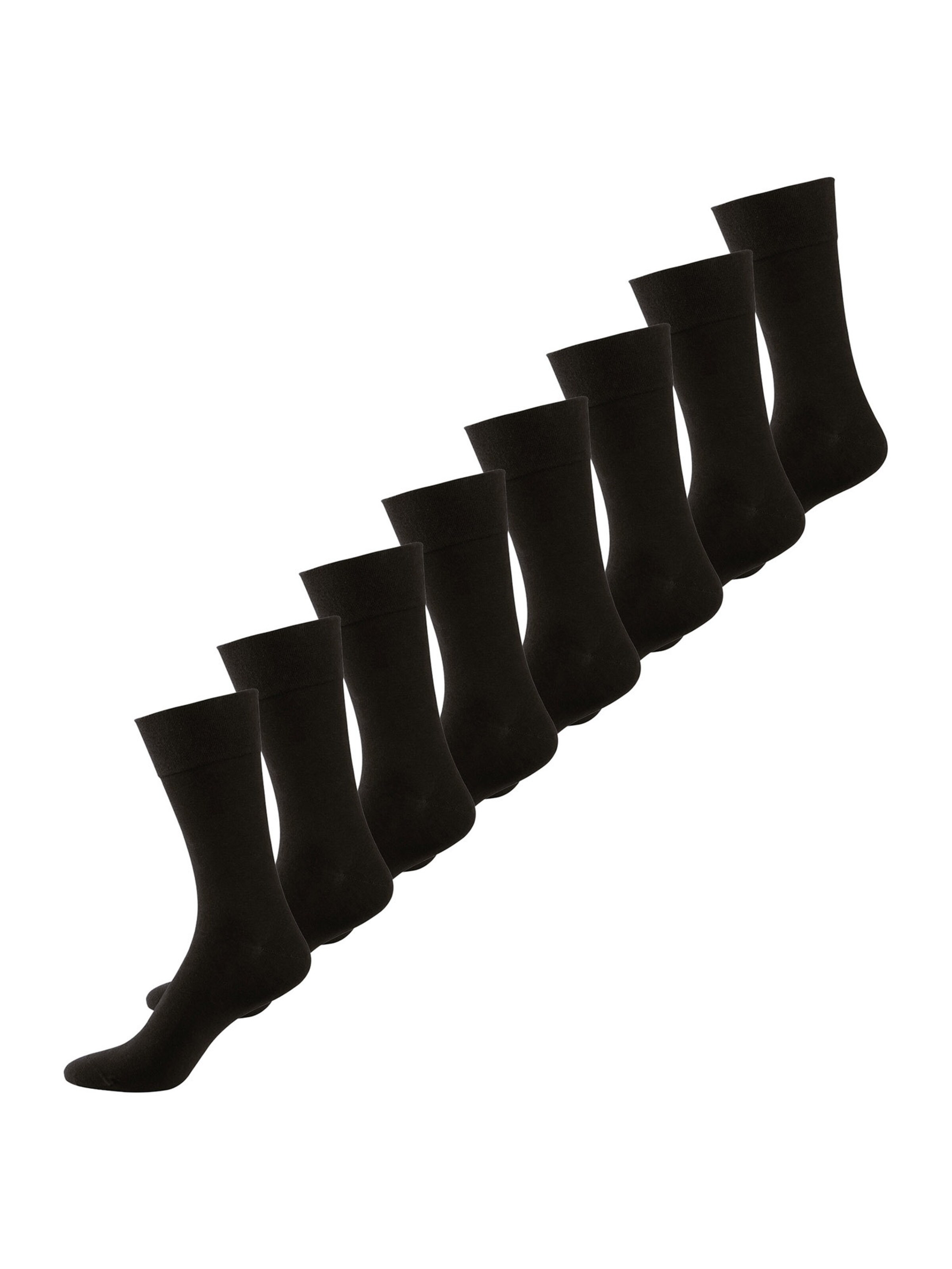 Nur Die Socks ' 98% Baumwolle weich atmungsaktiv ' in Black: front