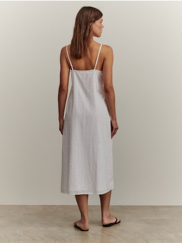 ABOUT YOU x Marie von Behrens Summer dress 'Ellen' in White