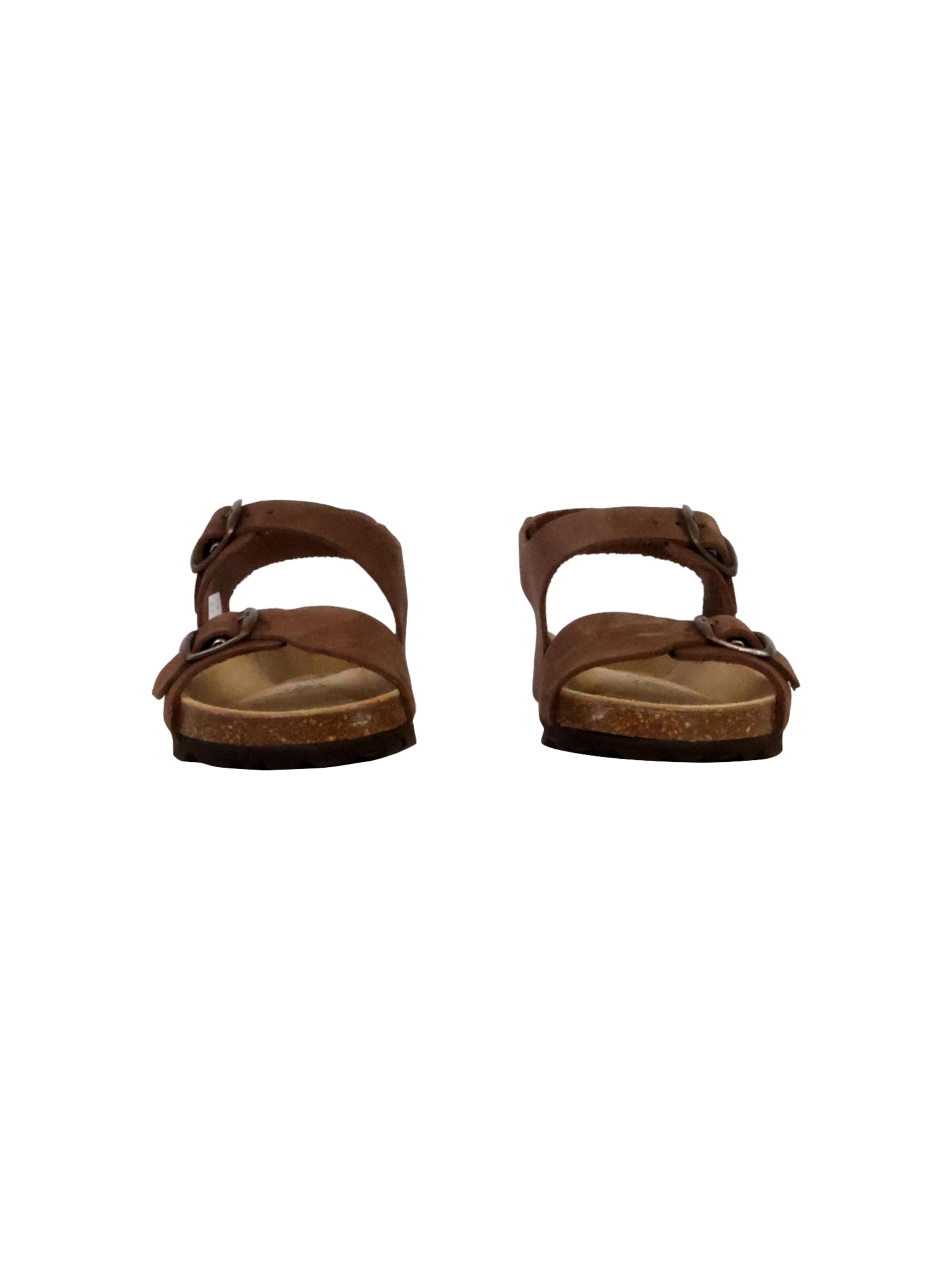 Chaussure basse 'Leder-Pantoletten für Kinder' The Divine Factory en marron