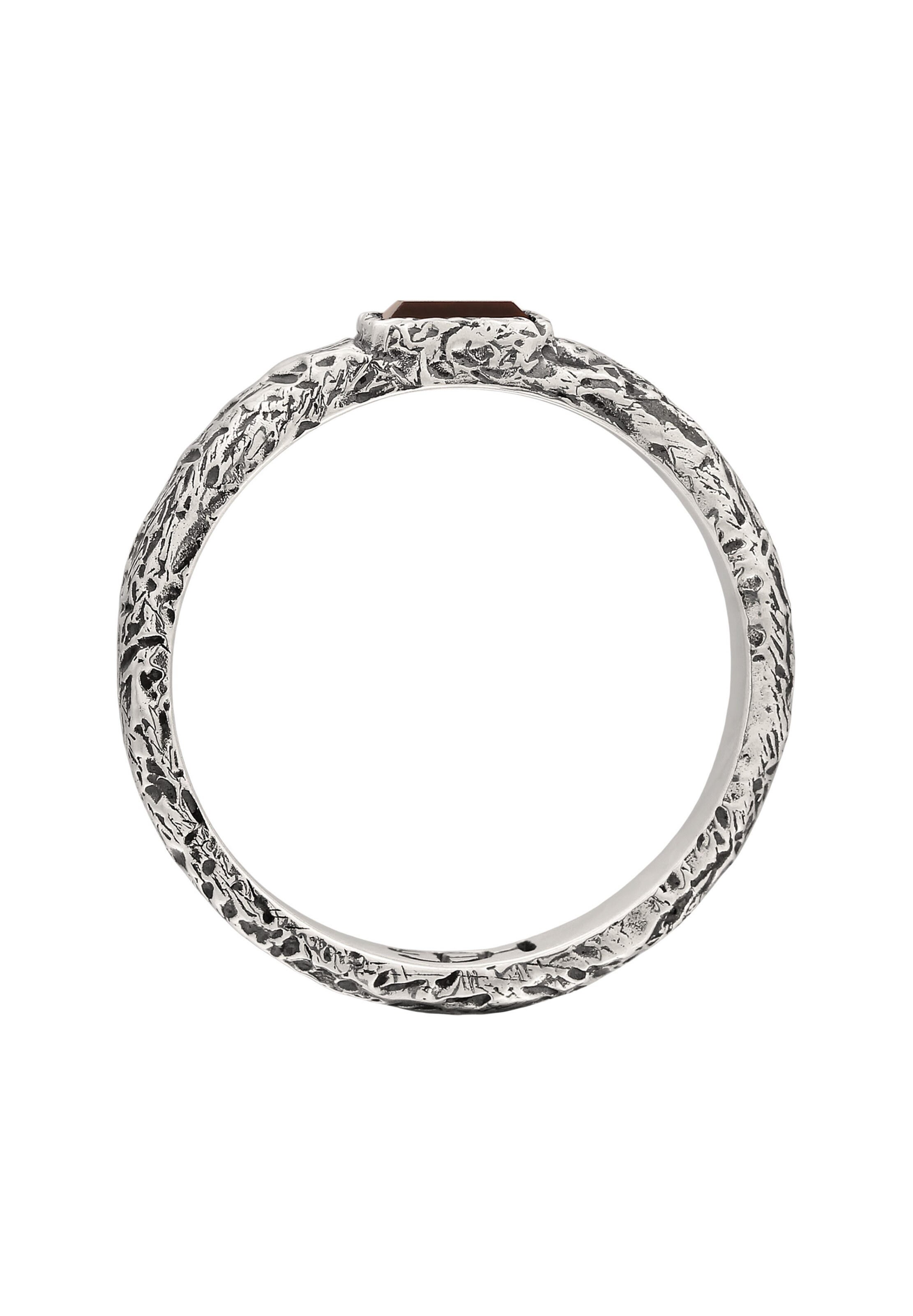 Bague 'Tigers Eye' Haze&Glory en argent