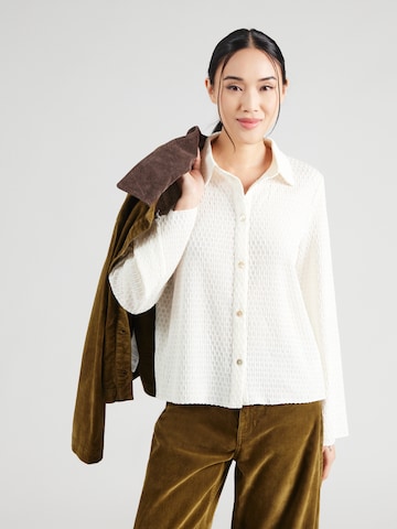 NÜMPH Bluzka 'NUMIANA' w kolorze biały: przód