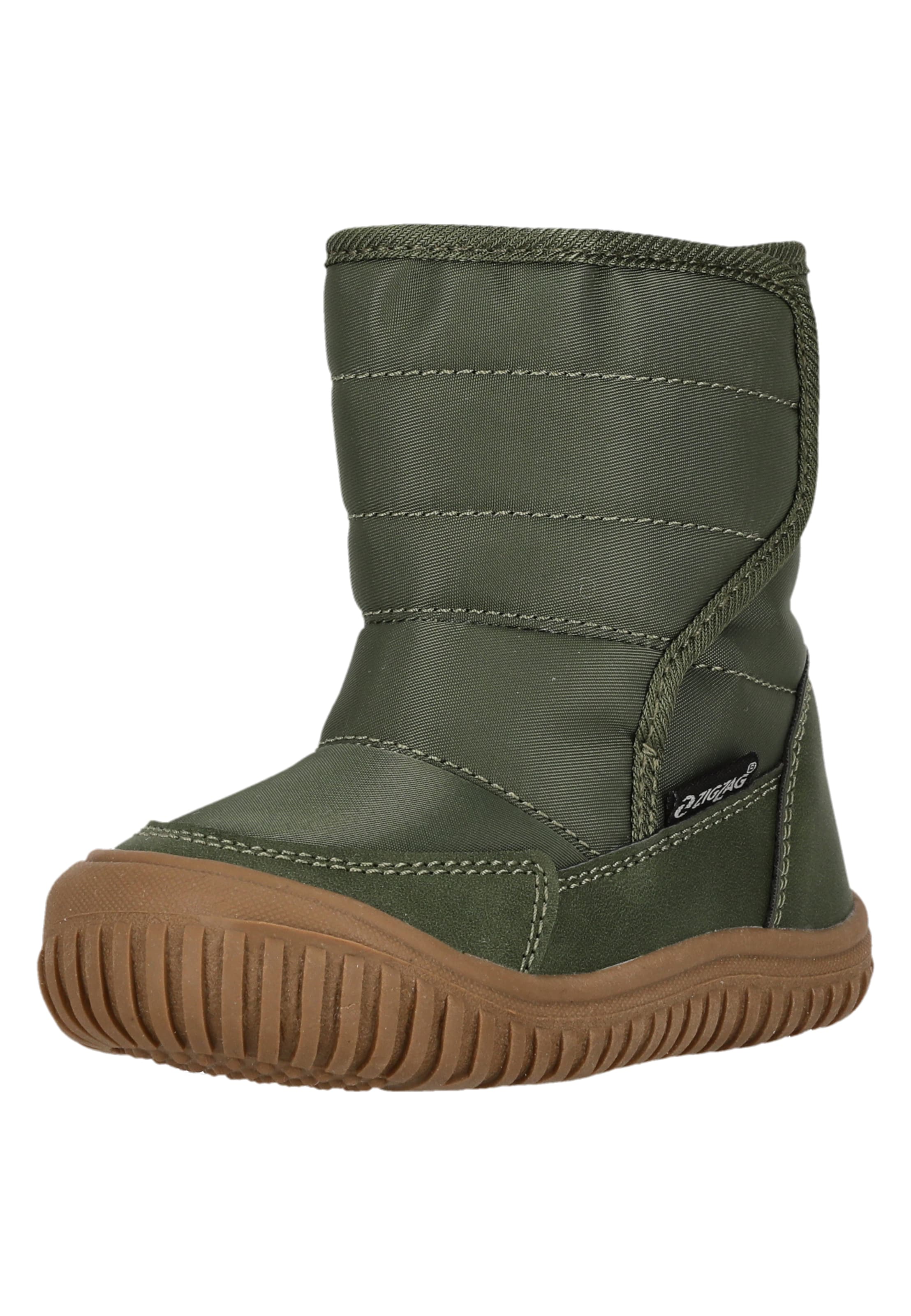 ZigZag Winterstiefel 'Tate' in Grün: Vorderseite