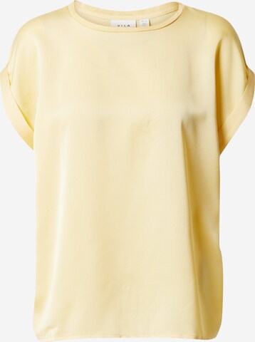 VILA Tričko 'ELLETTE' – žlutá: přední strana