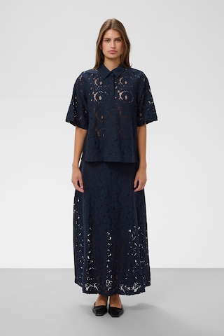 SOAKED IN LUXURY - Falda 'Taya' en azul