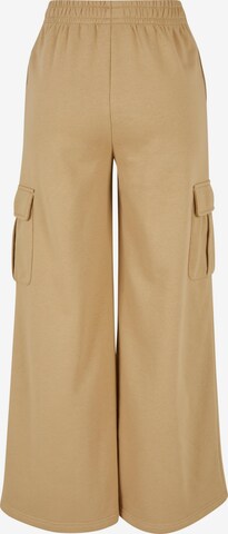 Wide Leg Pantalon cargo Urban Classics en beige