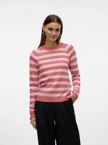 VERO MODA Sweter 'VMDoffy' w kolorze różowy