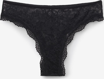 Tezenis Thong in Black: front