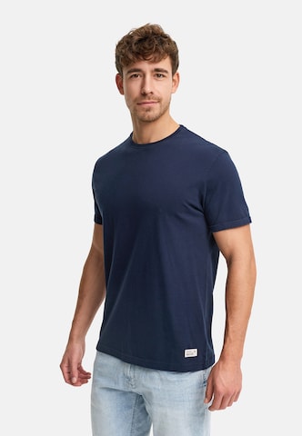 INDICODE JEANS Shirt 'INHerbst' in Blauw