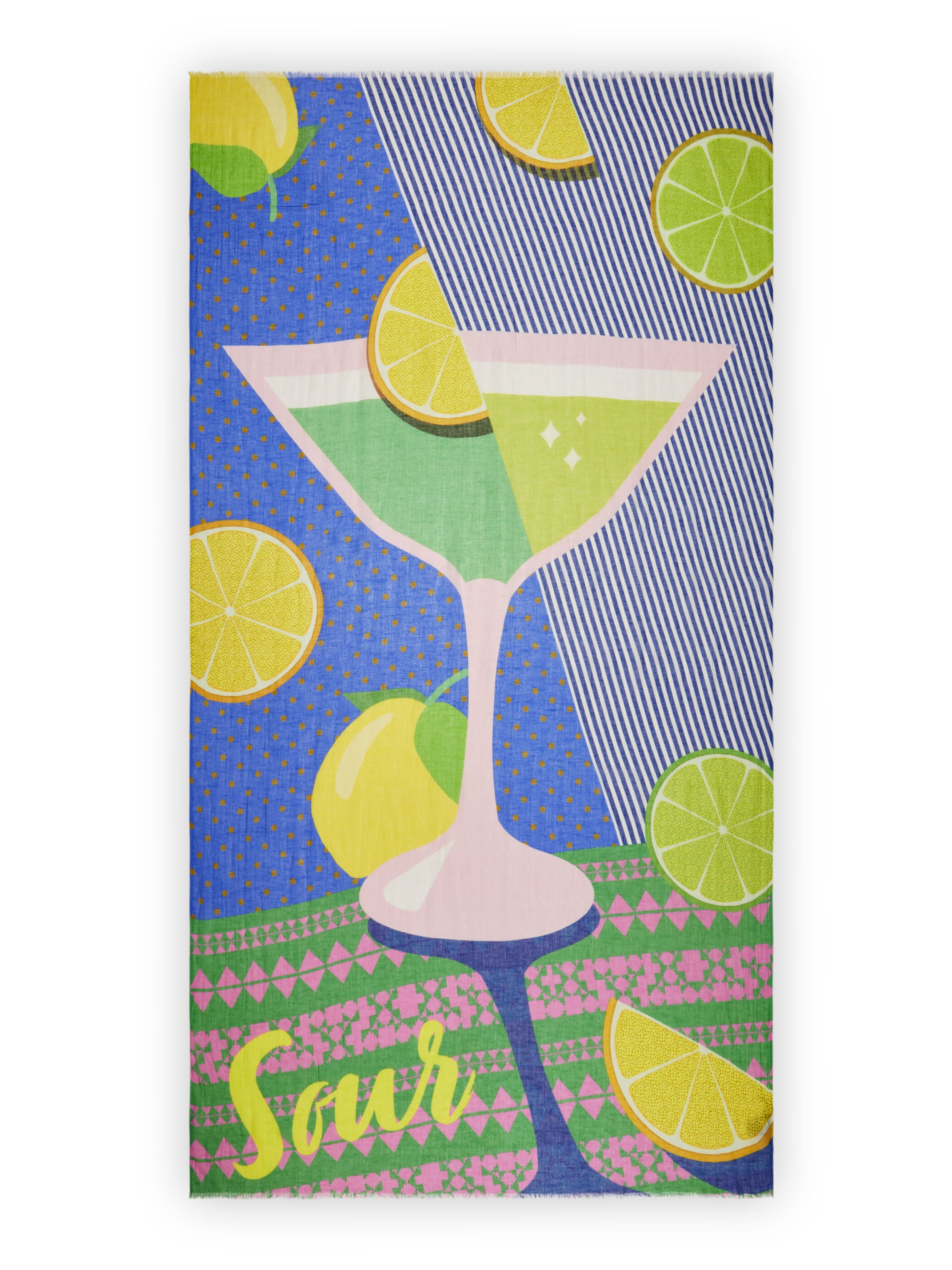 CODELLO Sjaal in Blauw: voorkant