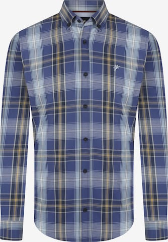 DENIM CULTURE - Ajuste regular Camisa 'Magnus' en azul: frente