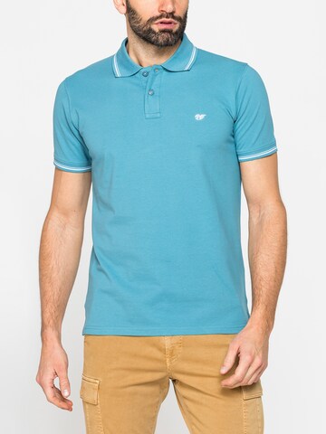Carrera Jeans Regular Fit Hemd 'Piquet'‌‌‌‌‌‌‌‌‌‌ in Blau