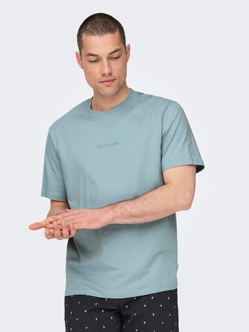 Only & Sons Футболка 'LEVI' в Синий: спереди