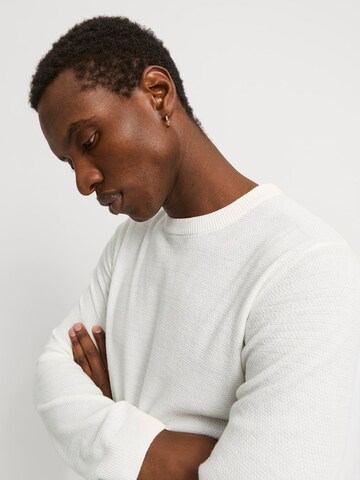 JACK & JONES Trui 'JJBRADY' in Wit