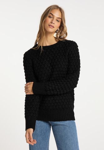 Pull-over IZIA en noir : devant