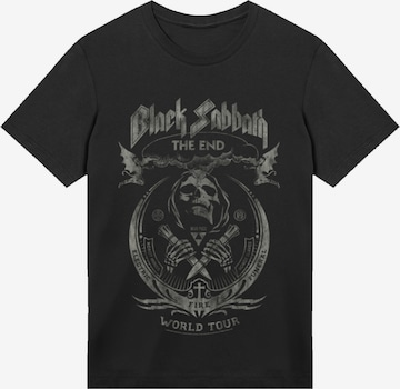 F4NT4STIC Shirt 'Black Sabbath The End World Tour' in Black: front