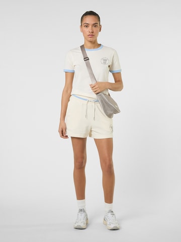 FILA Shirt 'MARLIA regular graphic ringer t-shirt' in Wit