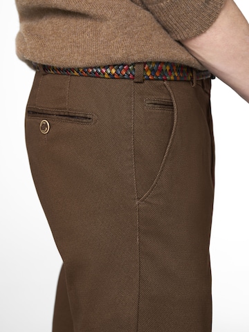 Regular Pantalon chino MEYER en marron