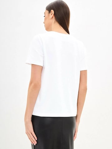 T-shirt 'Dandy Cat' Cat e Lolette en blanc