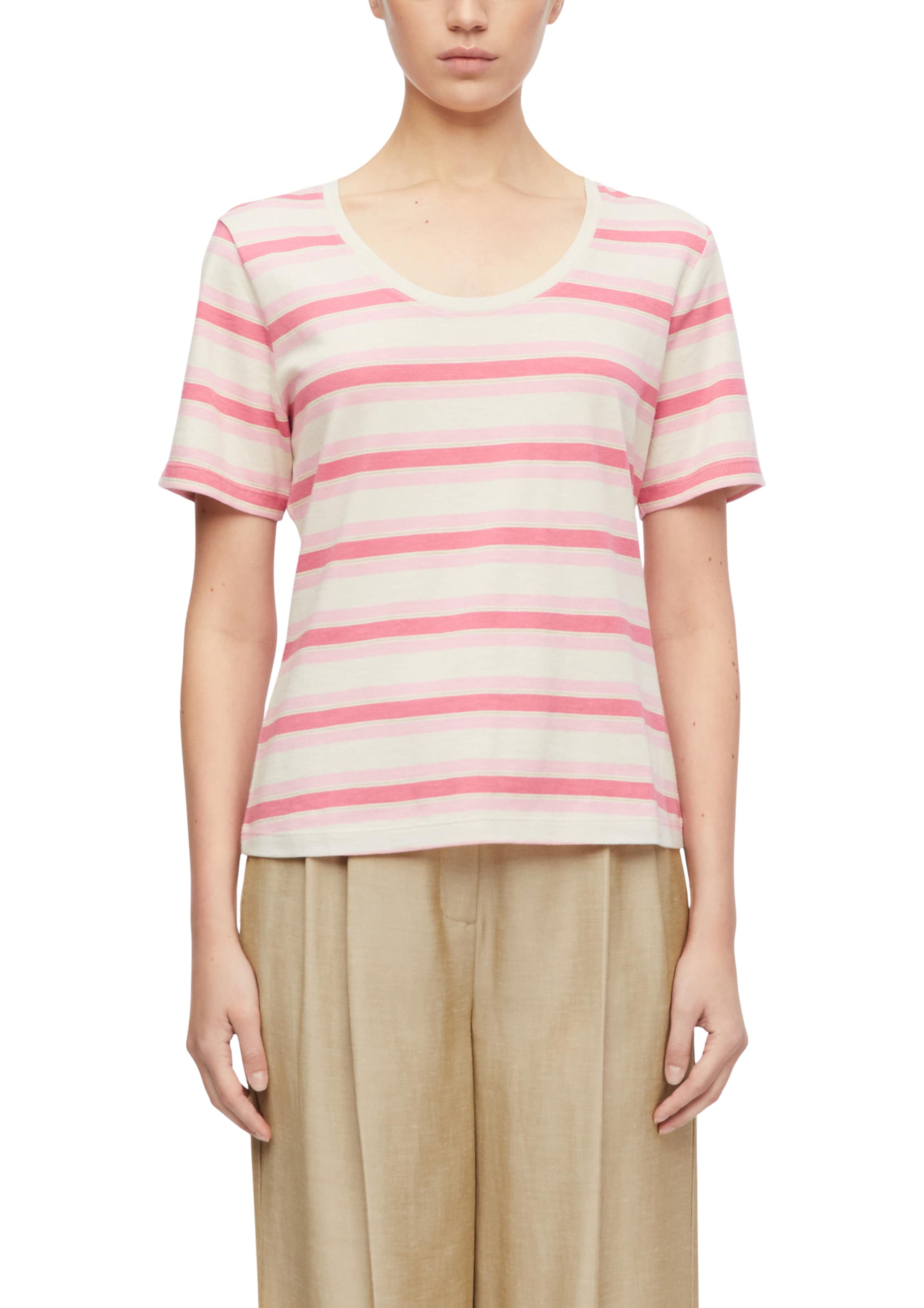 COMMA T-Shirt in Pink: Vorderseite