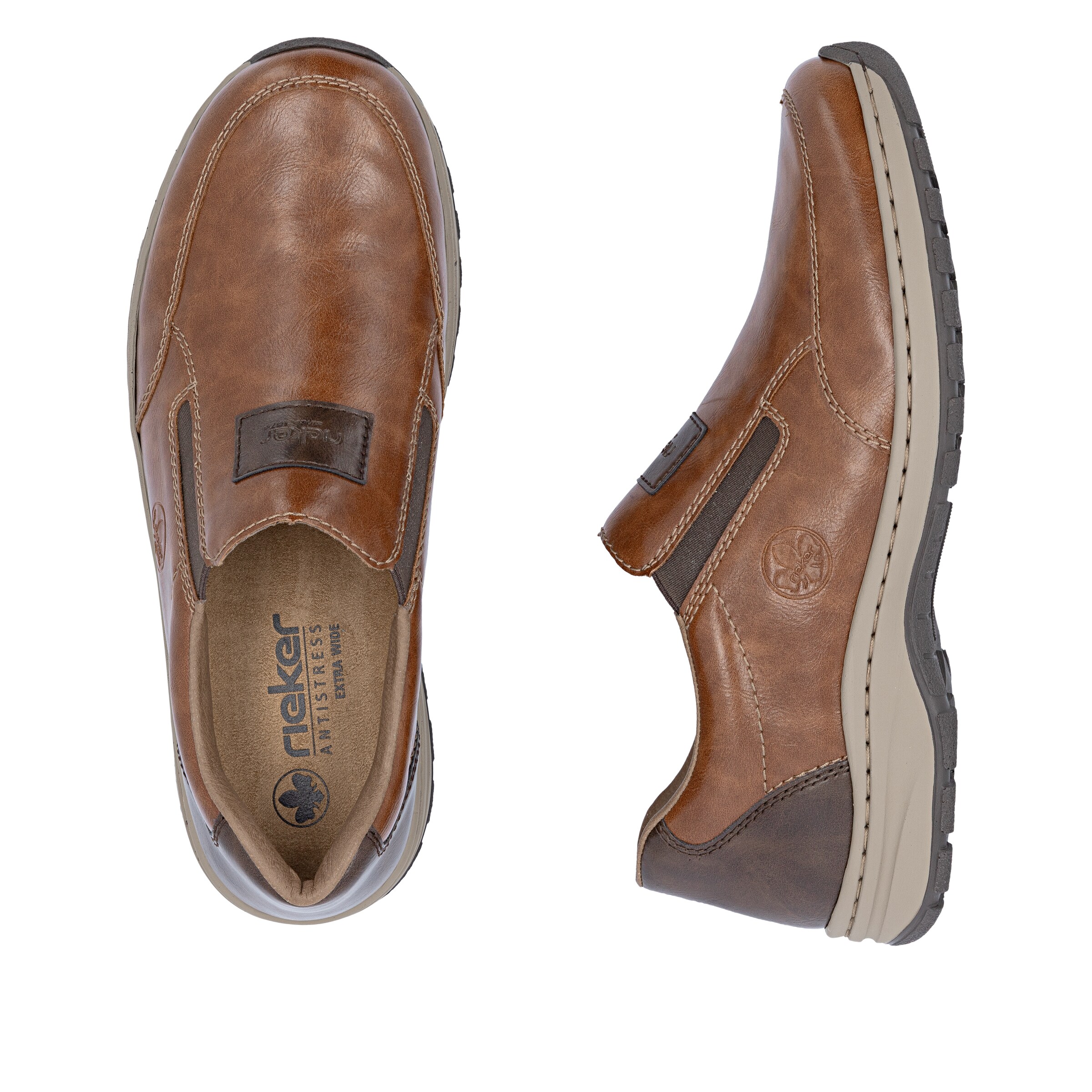 Chaussure basse Rieker en marron