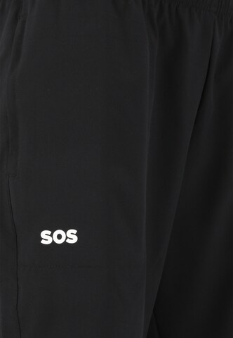 SOS Regular Sportshorts 'Niseko' in Schwarz