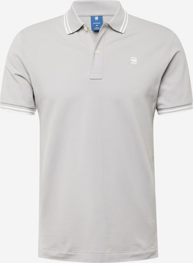 G-Star RAW Poloshirt 'Dunda' in hellgrau / weiß, Produktansicht
