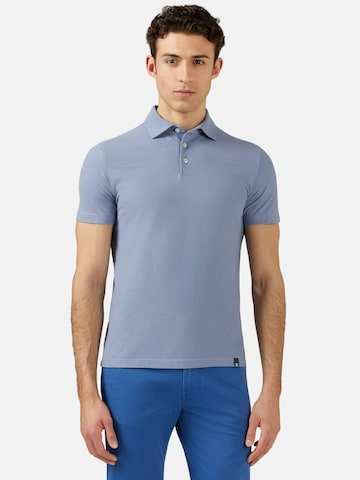 Boggi Milano Shirt in Blauw: voorkant