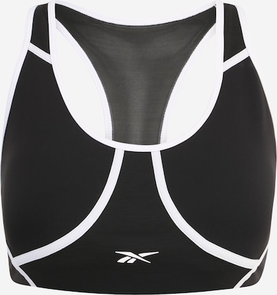 Reebok Soutien-gorge de sport en noir / blanc, Vue avec produit