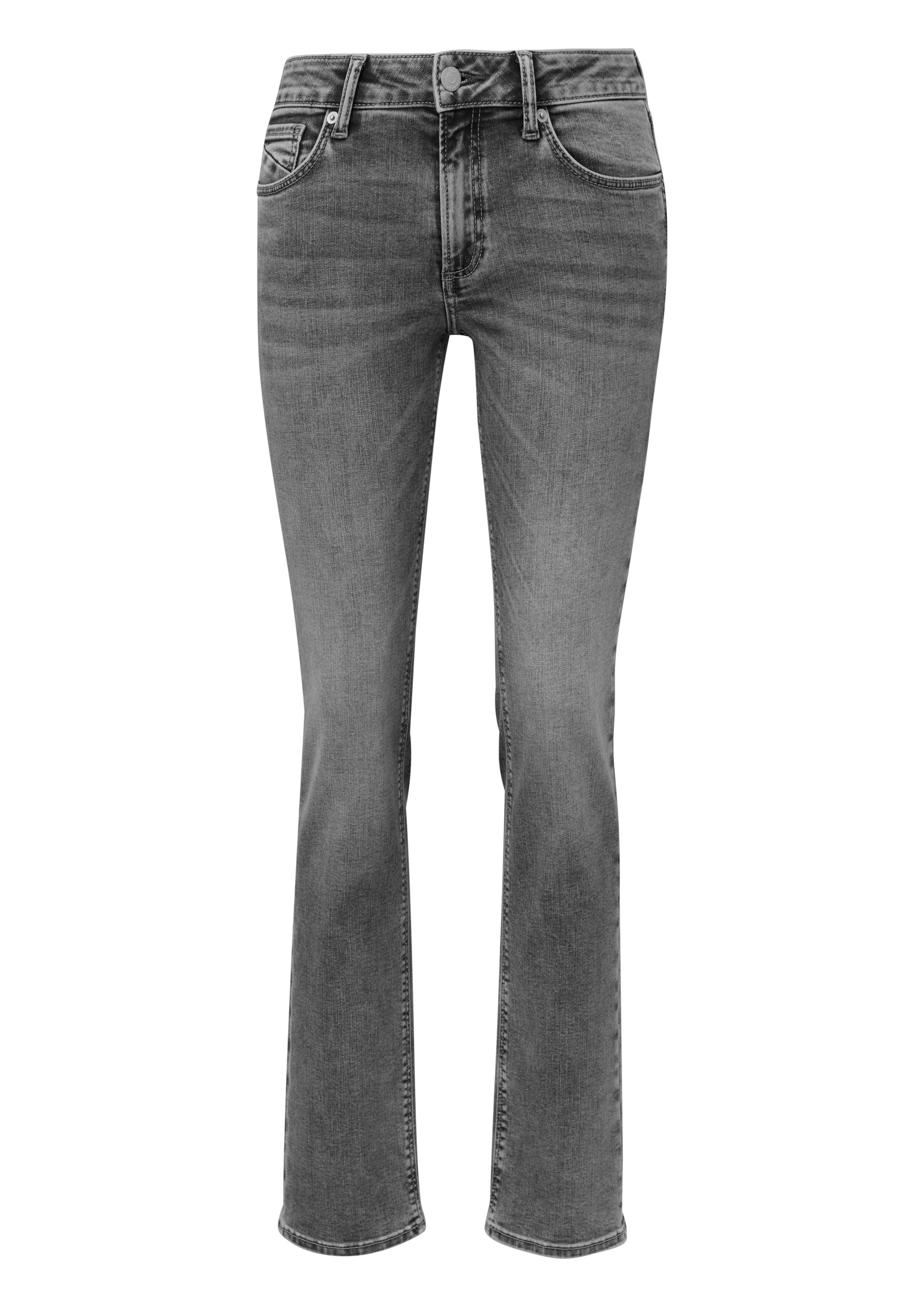 QS Jeans 'Catie' in Grey: front