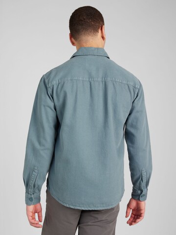 Springfield Comfort fit Button Up Shirt in Blue