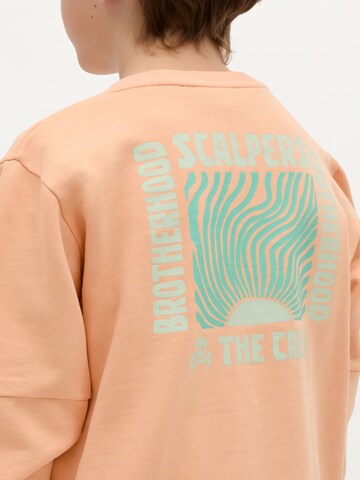 Scalpers Sweatshirt ' ' in Orange