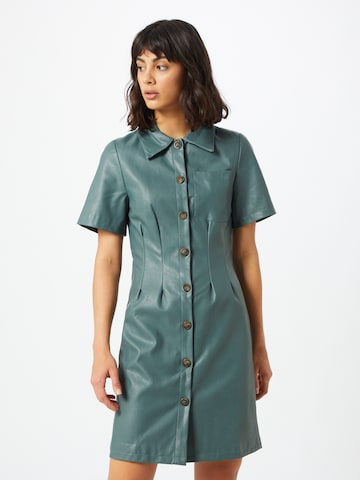 Robe-chemise Unique21 en bleu : devant