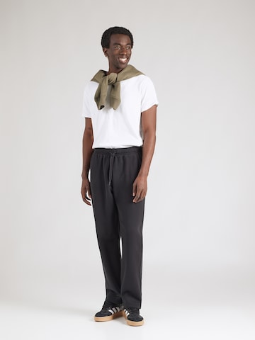 Abercrombie & Fitch Loosefit Kalhoty – černá