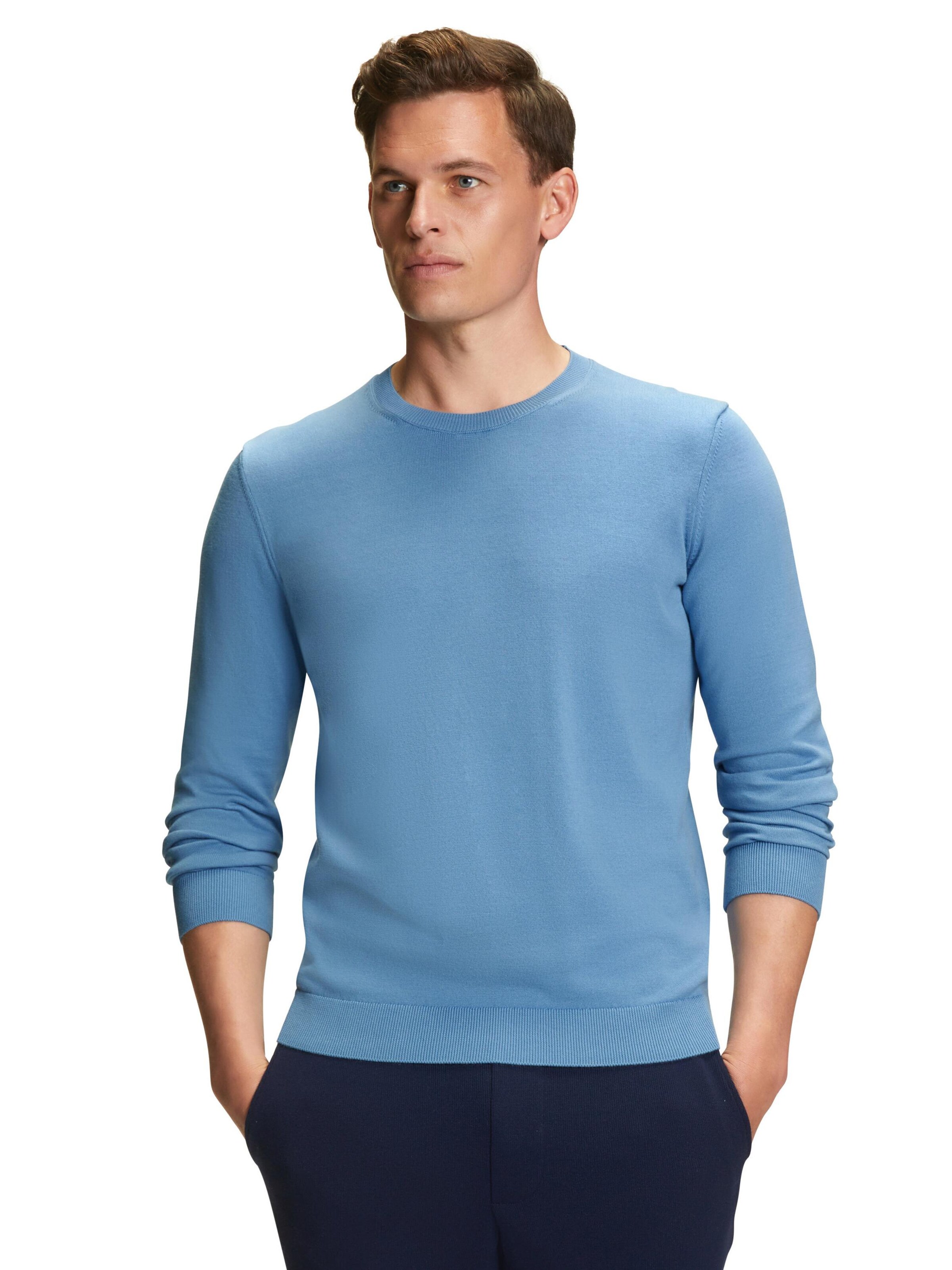 FALKE Pullover 'Pure Cotton'‌ in Blau
