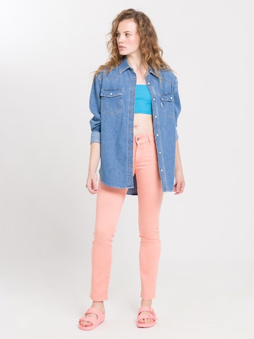 Cross Jeans Slimfit Jeans 'Anya' in Pink