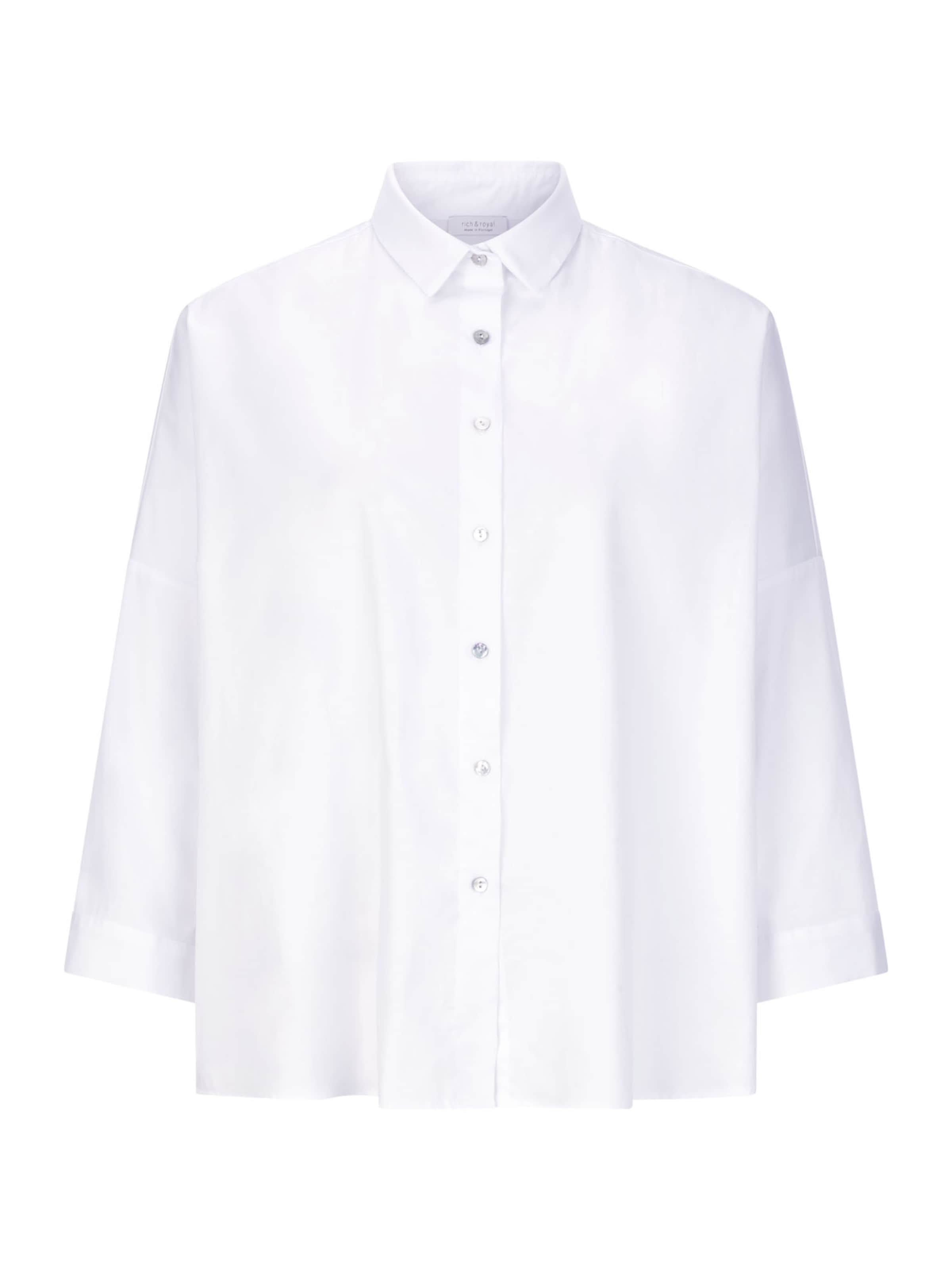 Camicia da donna di Rich & Royal in bianco: frontale
