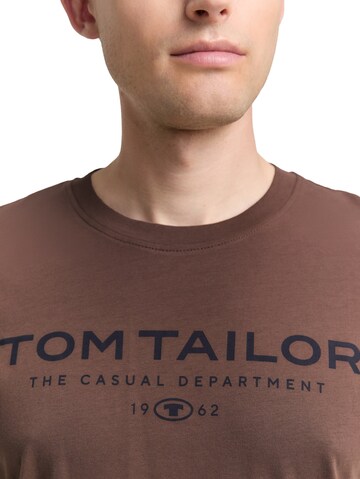 TOM TAILOR Shirt in Braun