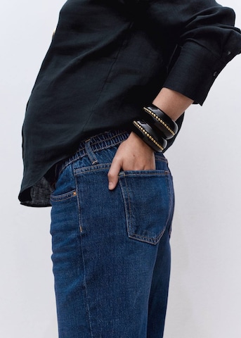 MANGO Wide Leg Jeans in Blau
