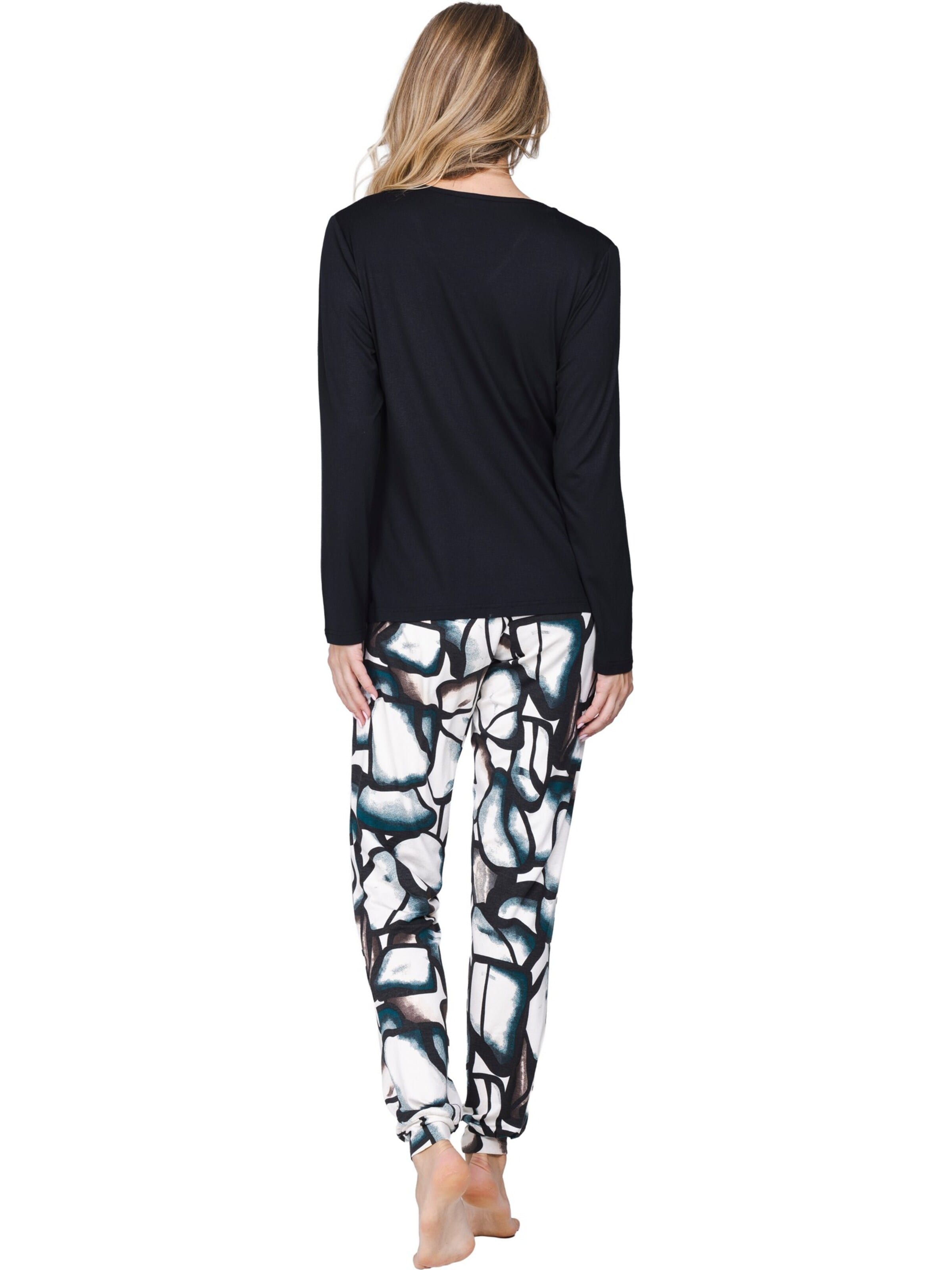 Pastunette Pajama 'Premium - Midnight Haze' in Beige