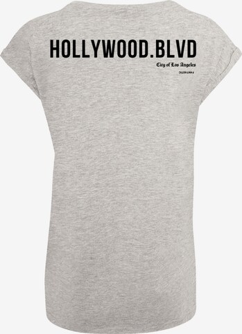 T-shirt 'Hollywood boulevard' F4NT4STIC en gris
