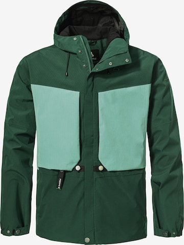 Schöffel Funktionsjacke 'Maghera' in Grün: Vorderseite