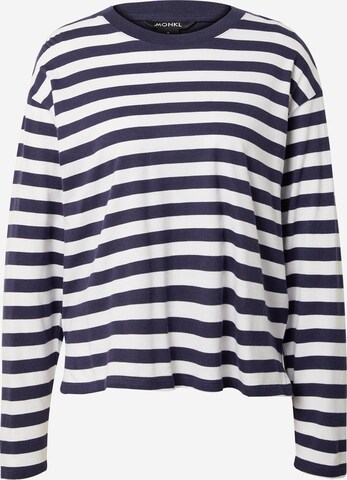 T-shirt Monki en bleu : devant