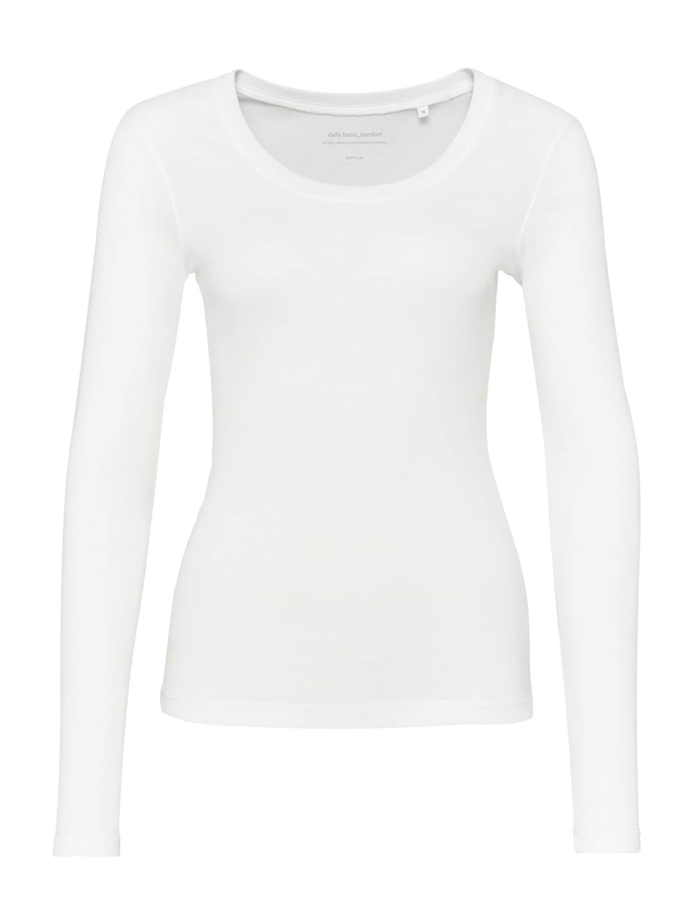 T-shirt 'Sorana' OPUS en blanc : devant