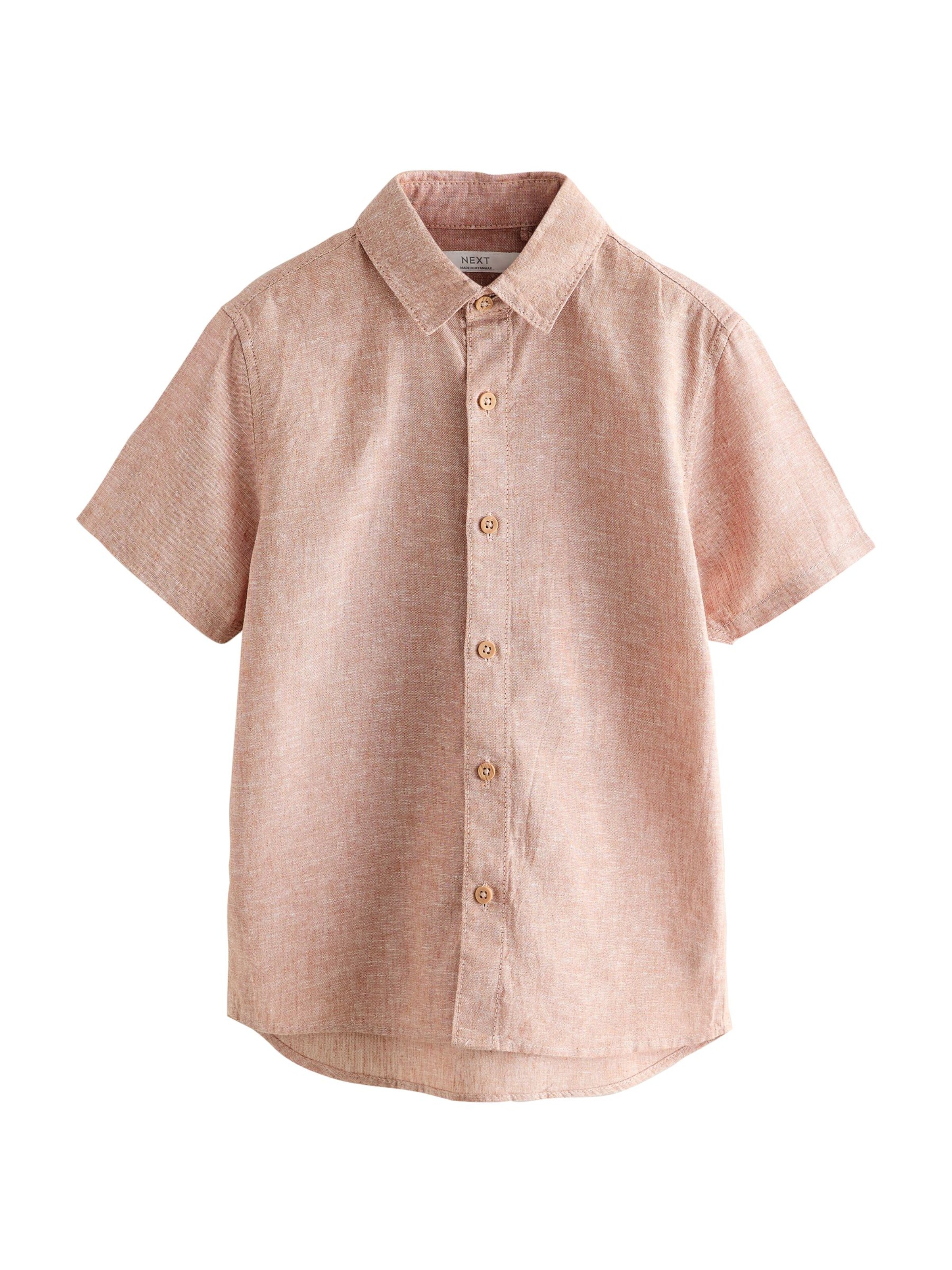 Coupe regular Chemise Next en orange : devant