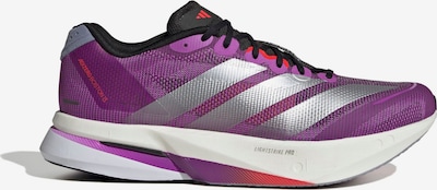 Bėgimo batai 'ADIZERO BOSTON 13' iš ADIDAS PERFORMANCE, spalva – tamsiai violetinė / oranžinė / sidabrinė, Prekių apžvalga